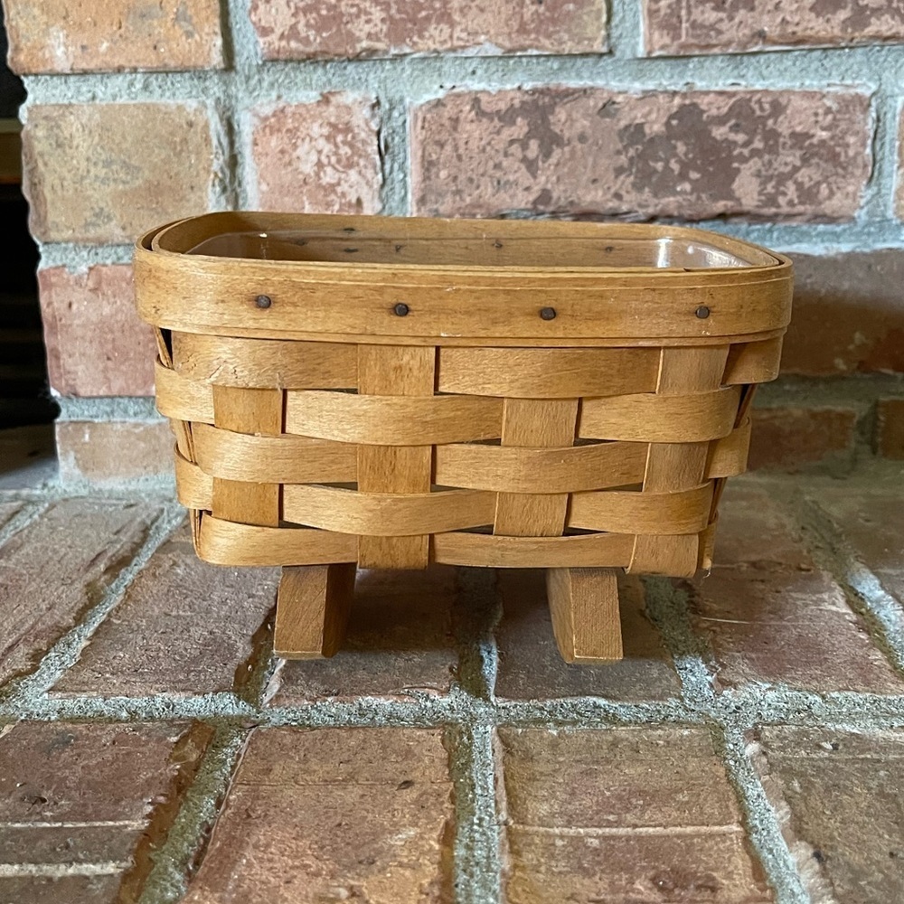 Longaberger Rocking Cradle Bassinet Basket